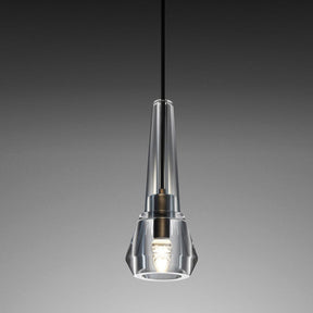 Aria Aaron Modern Cone Crystal Pendant Chandelier Light