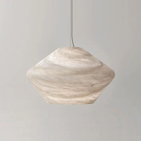 Alabaster Modern Comet Pendant