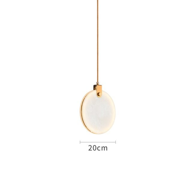 Aria Moon Shade Lorry  Natural Marble Pendant Light