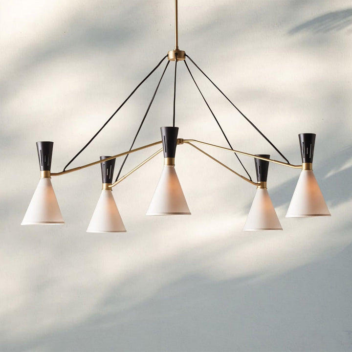 Ramsay 3/5 Lights Round Chandelier-5-Light-