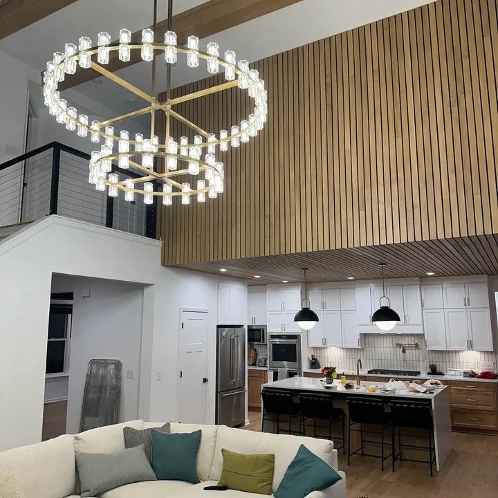 Reger High-End 2-Tier Chandelier For Living Room Dinig Room-Merlin Lamps-Lacquered Burnished Brass-merlinlamps