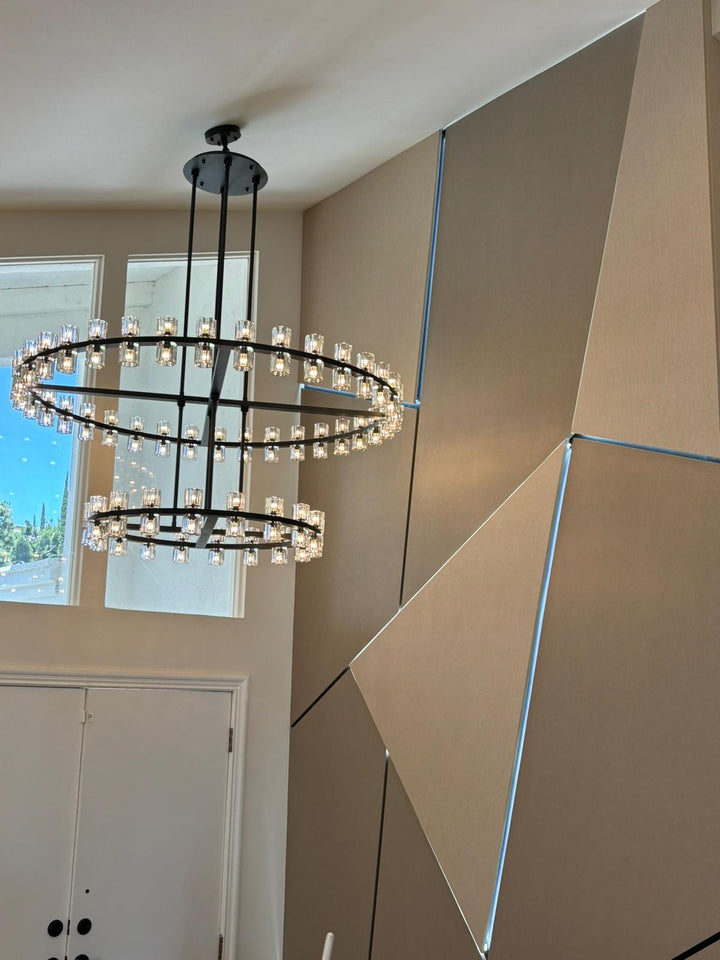 Reger High-End 2-Tier Chandelier For Living Room Dinig Room-Merlin Lamps-Lacquered Burnished Brass-merlinlamps