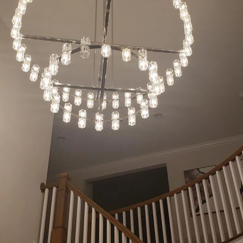 Reger High-End 2-Tier Chandelier For Living Room Dinig Room-Merlin Lamps-Lacquered Burnished Brass-merlinlamps
