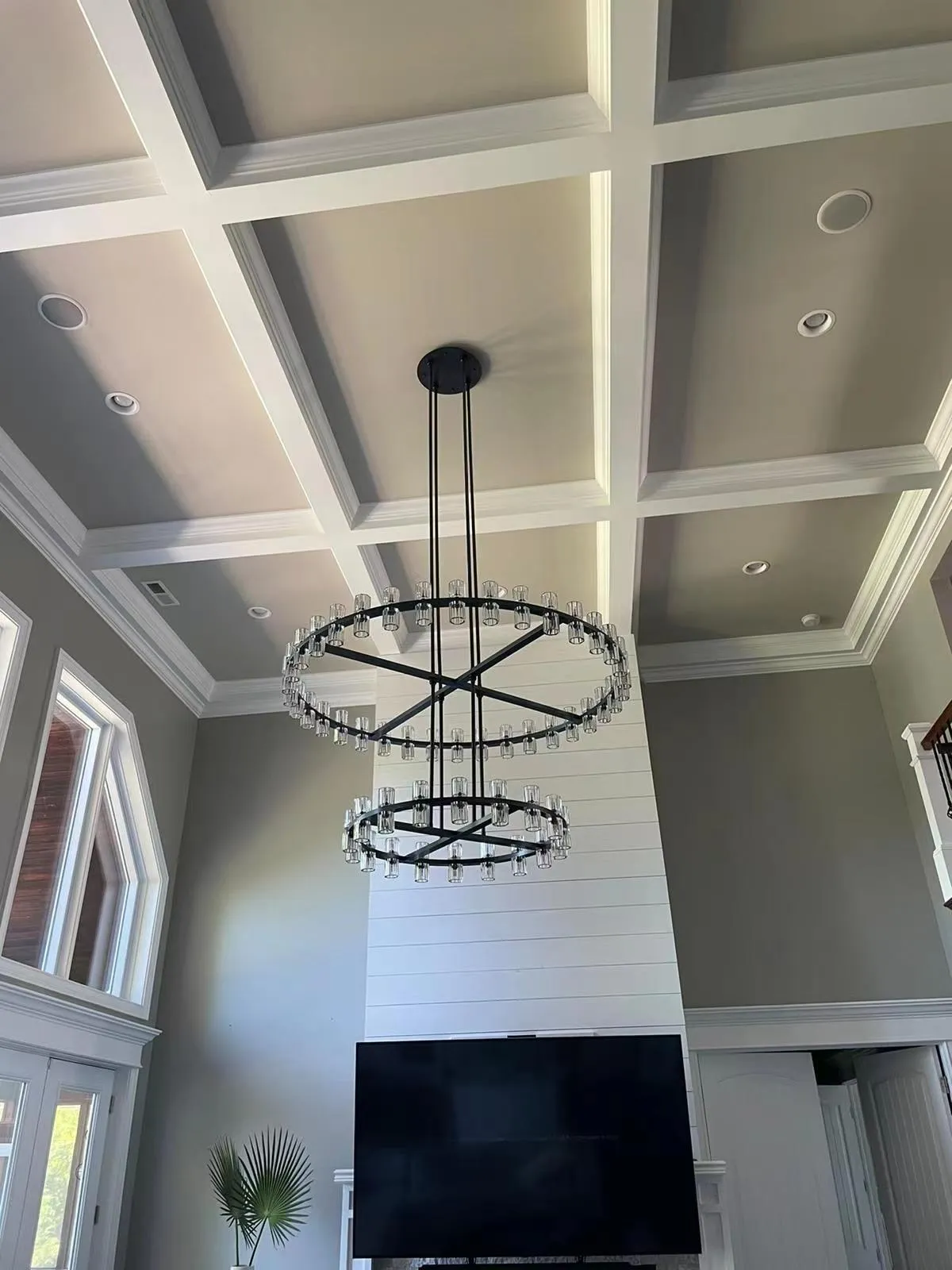 Reger High-End 2-Tier Chandelier For Living Room Dinig Room-Merlin Lamps-Lacquered Burnished Brass-merlinlamps