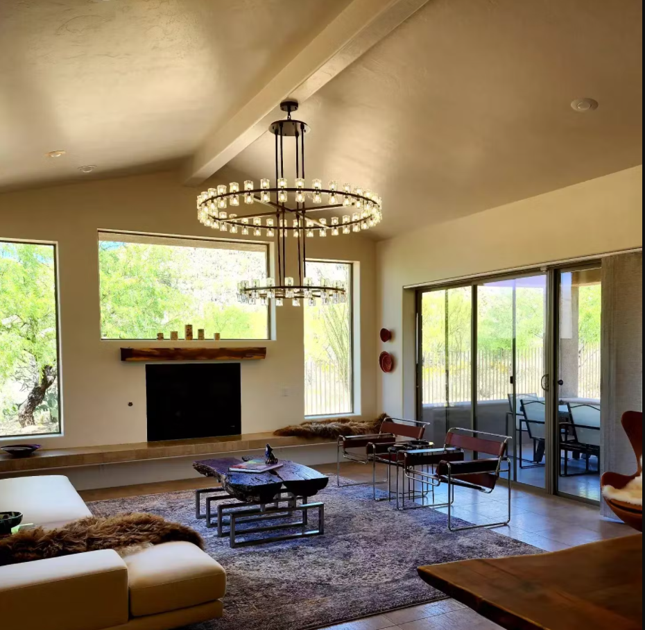 Reger High-End 2-Tier Chandelier For Living Room Dinig Room-Merlin Lamps-Lacquered Burnished Brass-merlinlamps