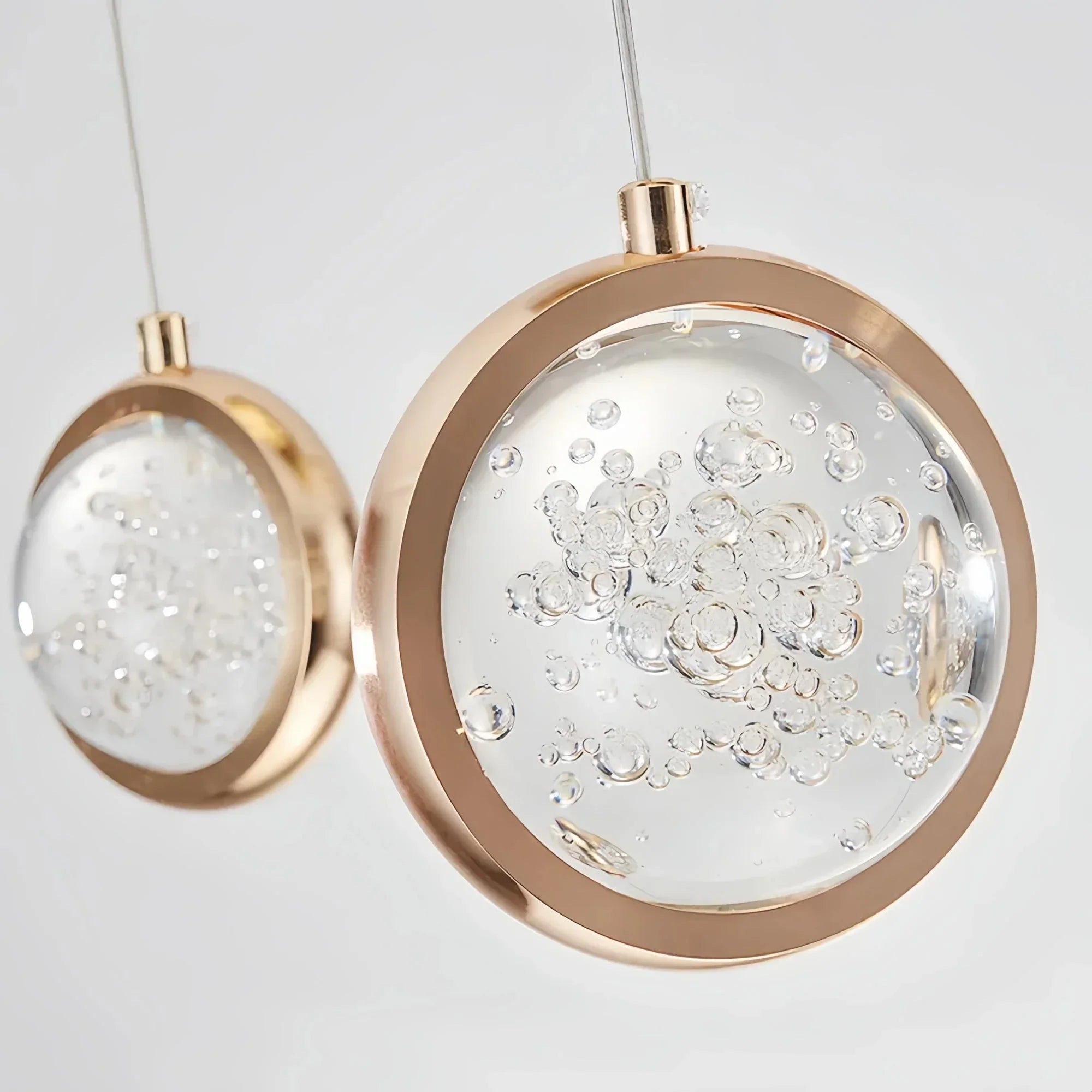 Reina Crystal Long Chandelier - Arialamps