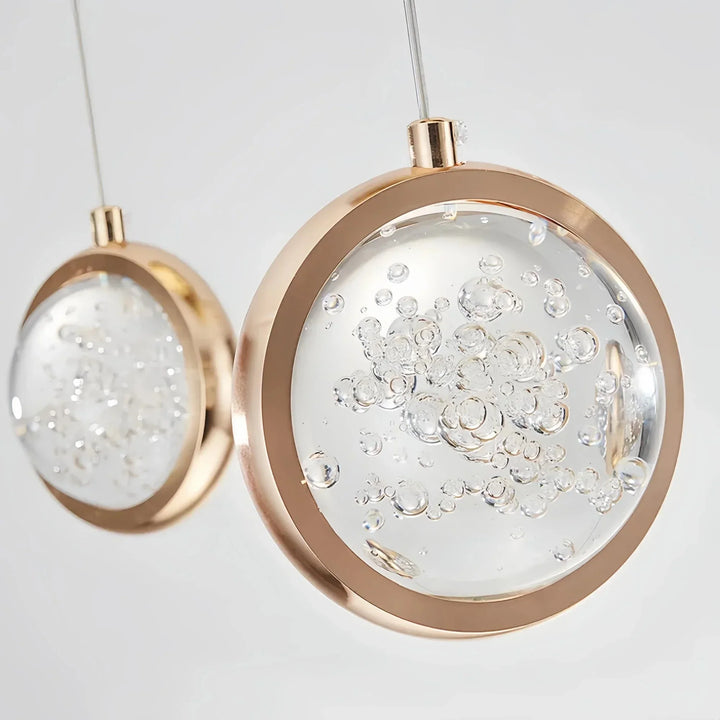 Reina Crystal Long Chandelier - Arialamps