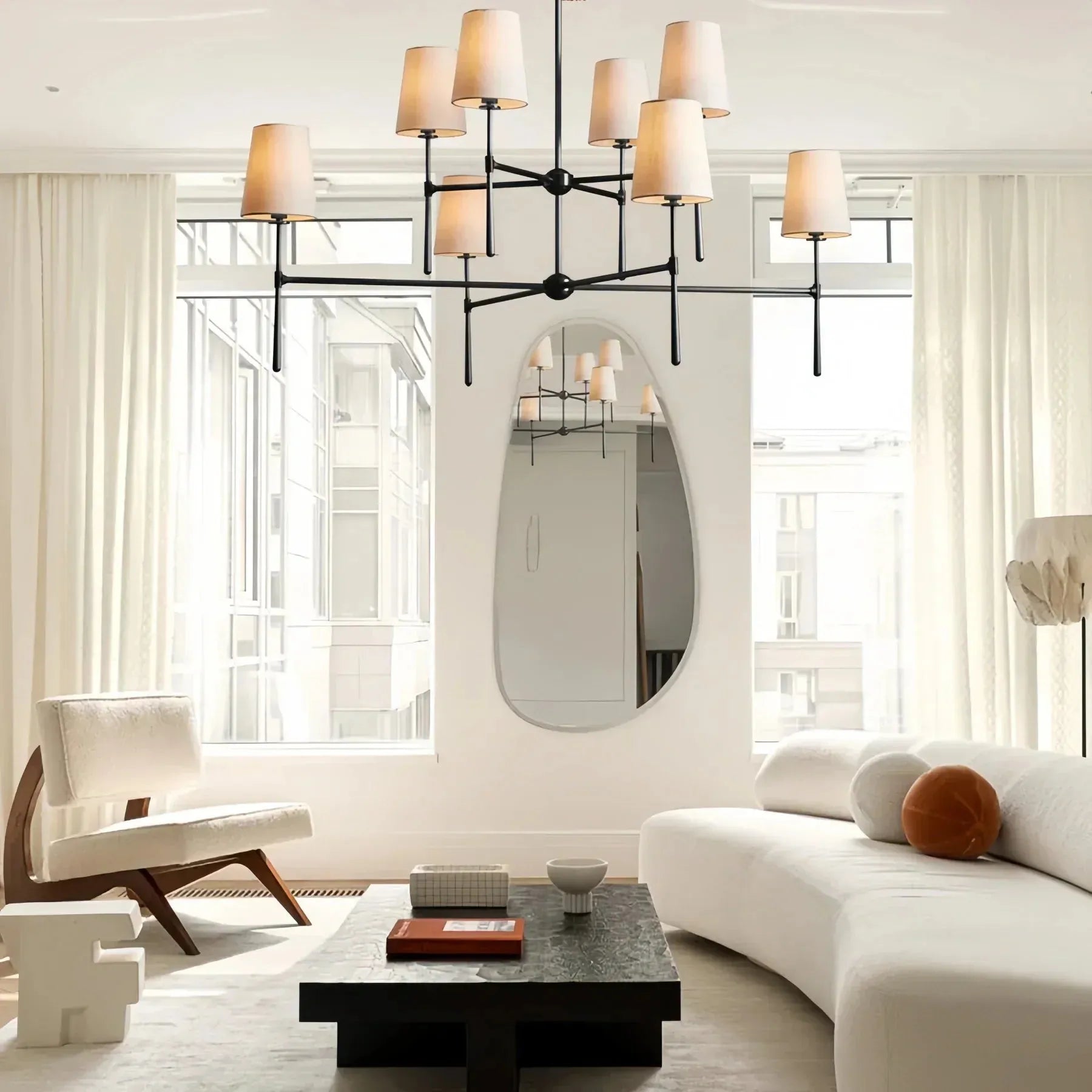 Rhodas 2-Tier Round Chandelier-Customized 60''-Bronze-