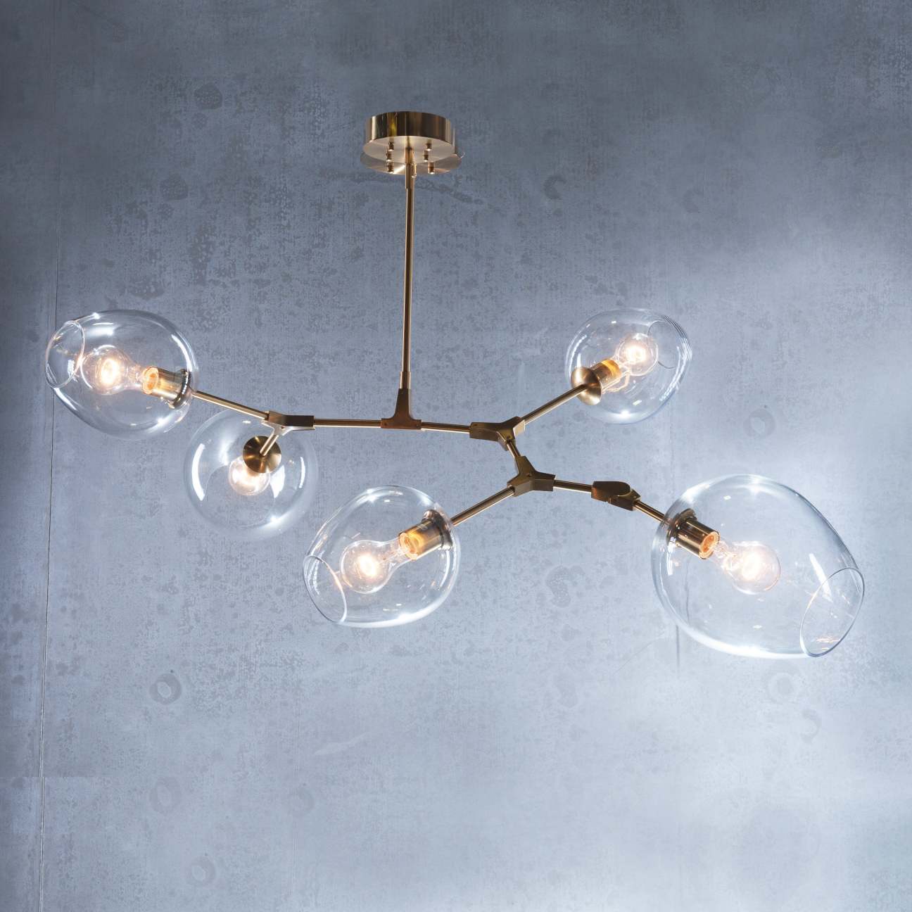 Covington Drop  Globe Branching Bubble Chandelier 30''