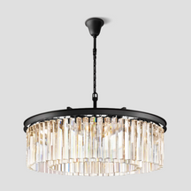 Odeon Crystal Round Chandelier 32"