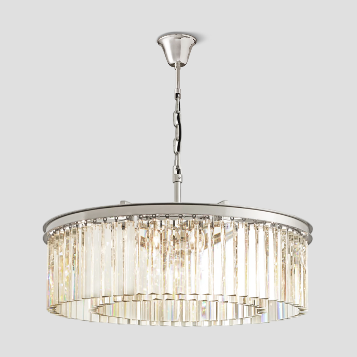 Odeon Crystal Round Chandelier 32"