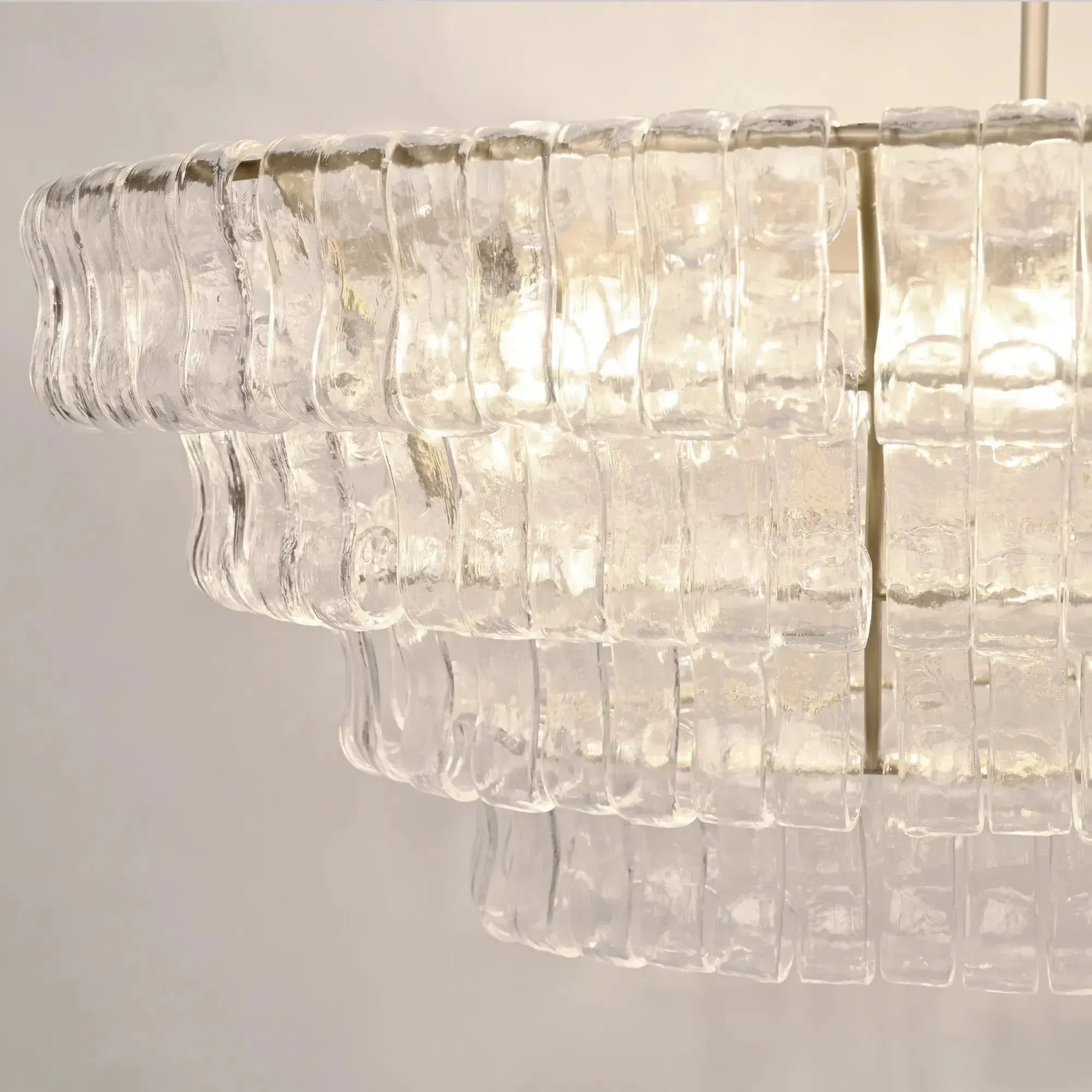 Ghiaccio Oval Chandelier 54''65''