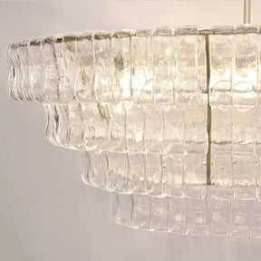 Ghiaccio Oval Chandelier 54''65''