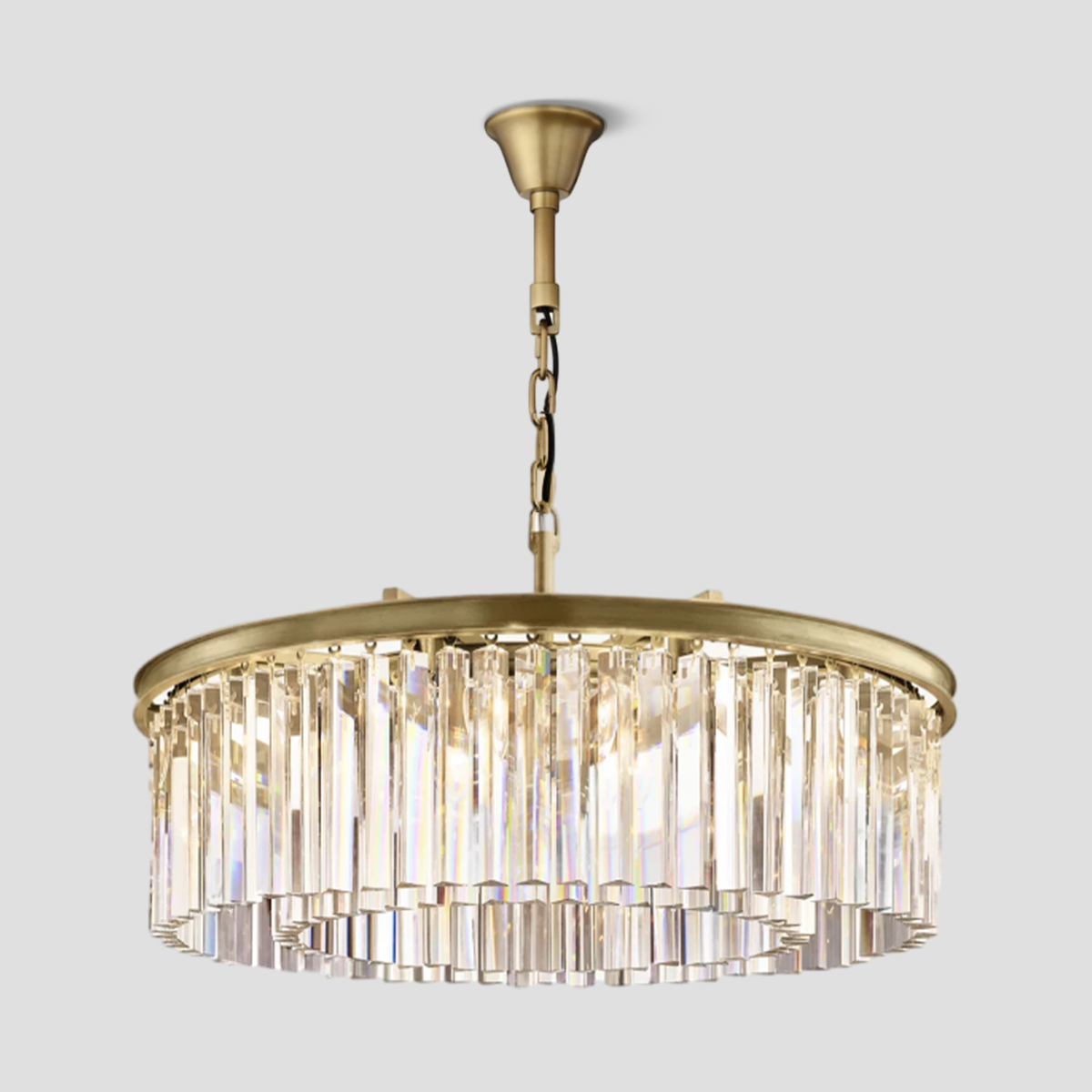 Odeon Crystal Round Chandelier 32"