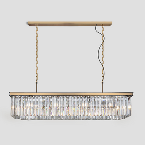 Odeon Crystal Rectangular Chandelier 59“