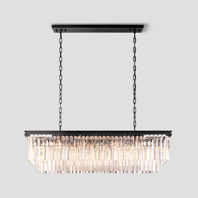 Odeon Crystal  2-Layer Rectangle Chandelier