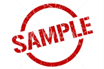 Sample fee