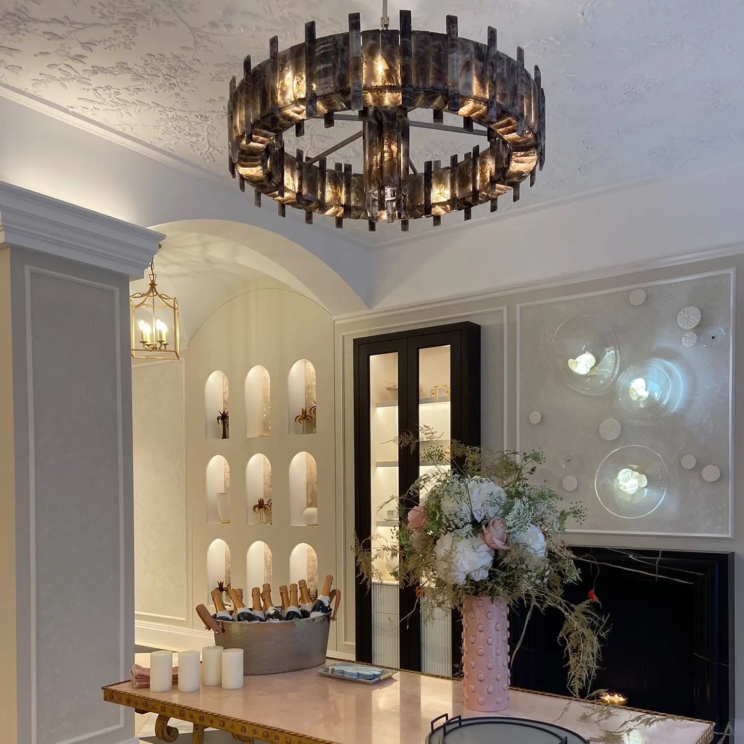 Saturn chandelier-