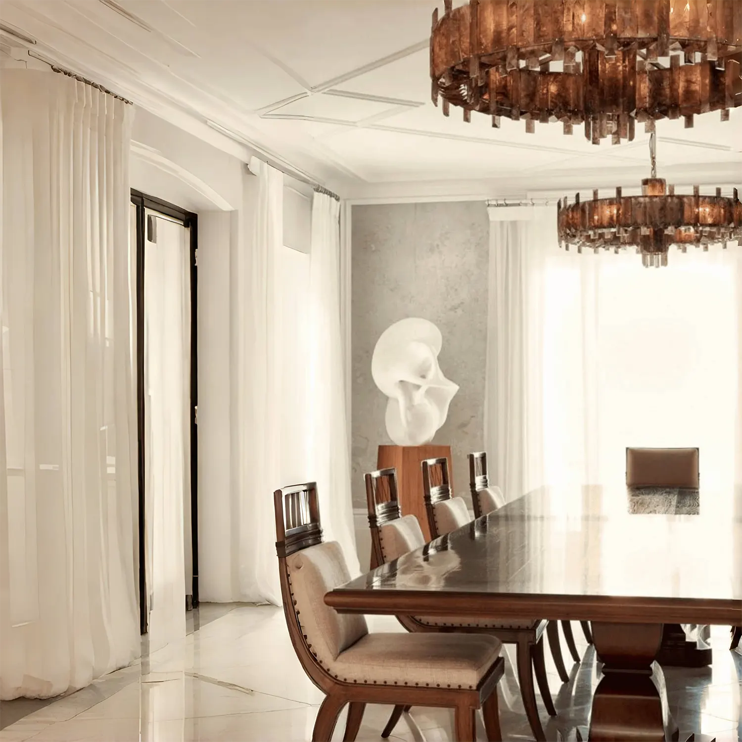 Saturn chandelier-