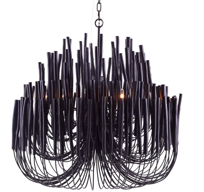 Arteriors Tilda Wide Alabaster Chandelier 21" 36"