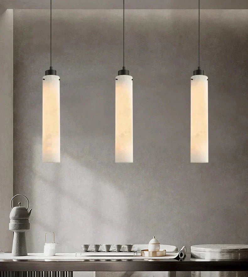Simple marble pendant lamp - Arialamps