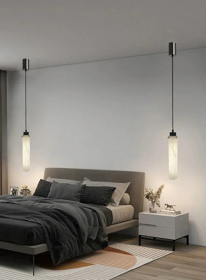 Simple marble pendant lamp - Arialamps