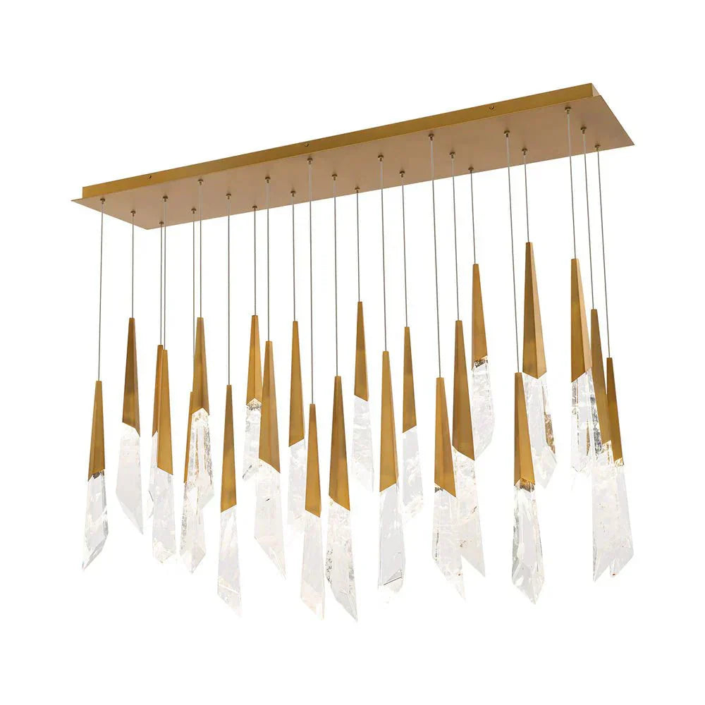 Solitude Linear LED Multi Pendant Light - Arialamps