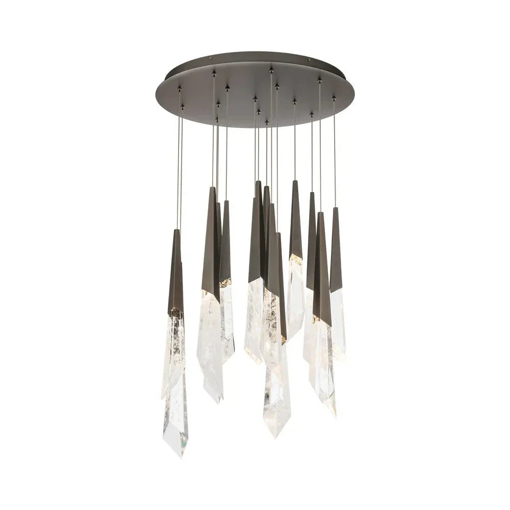 Solitude Round LED Multi Chandelier - Arialamps