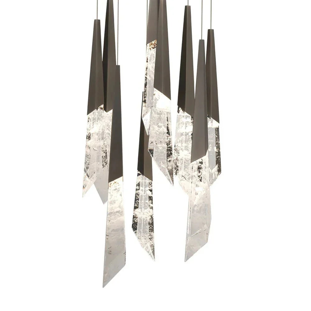 Solitude Round LED Multi Chandelier - Arialamps