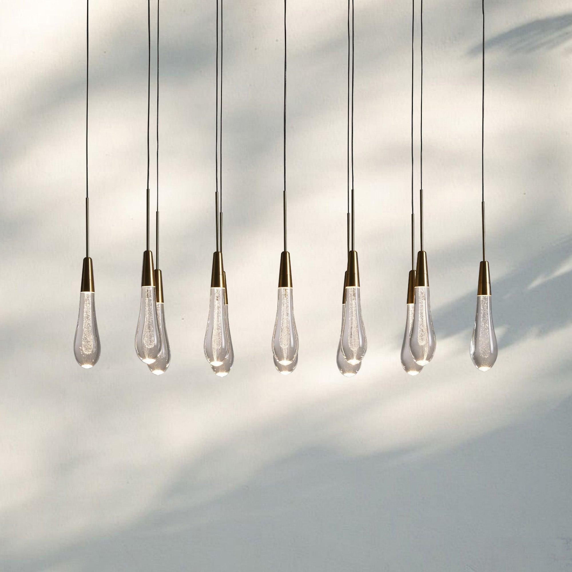 Solitaire Linear Chandelier 37"50"70"87"87"120"-