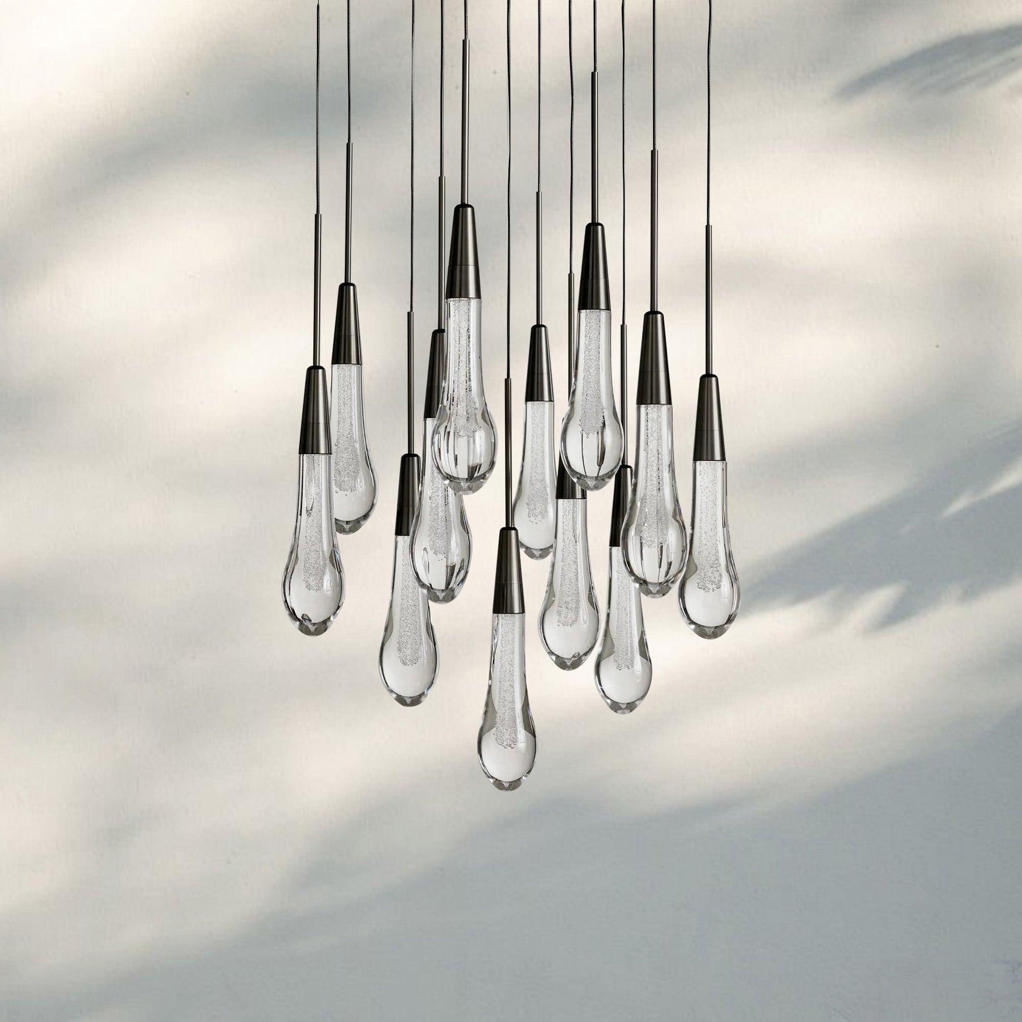 Solitaire Round Chandelier 17" 24" 36“ 58“-