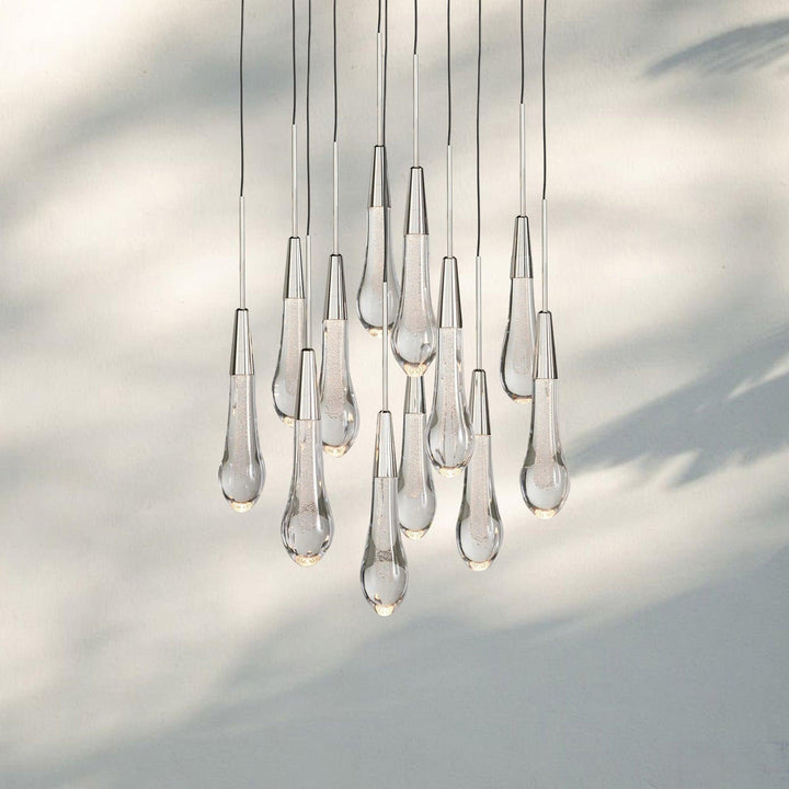 Solitaire Round Chandelier 17" 24" 36“ 58“-