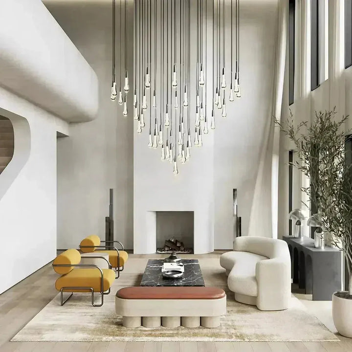 Solitaire Round Chandelier 17" 24" 36“ 58“-