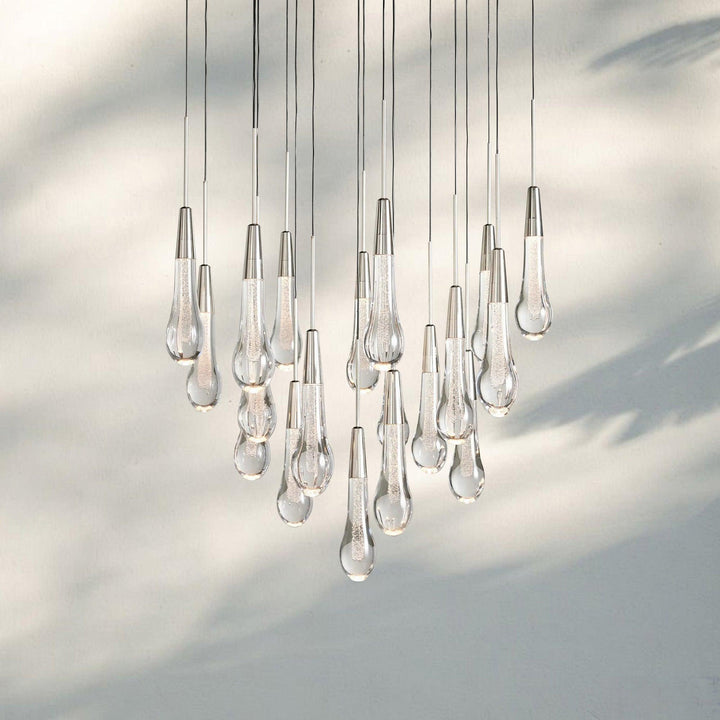 Solitaire Round Chandelier 17" 24" 36“ 58“-