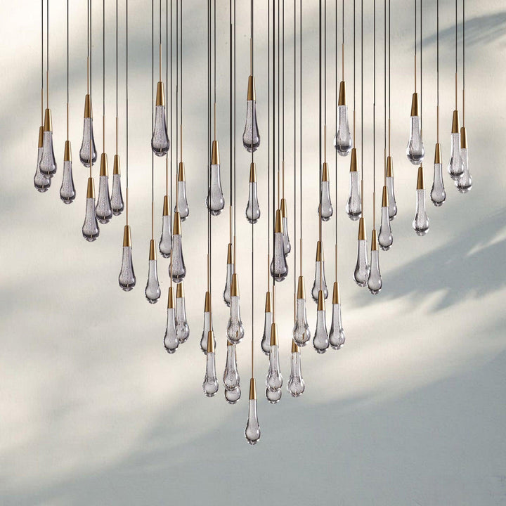 Solitaire Round Chandelier 17" 24" 36“ 58“-