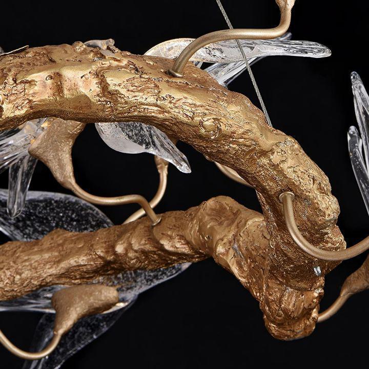 Swallow Branch Chandelier-chandeliers for dining room,chandeliers for stairways,chandeliers for foyer,chandeliers for bedrooms,chandeliers for kitchen,chandeliers for living room-Arialamps