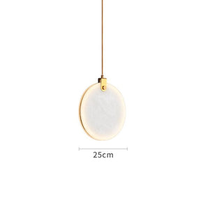 Aria Moon Shade Lorry  Natural Marble Pendant Light