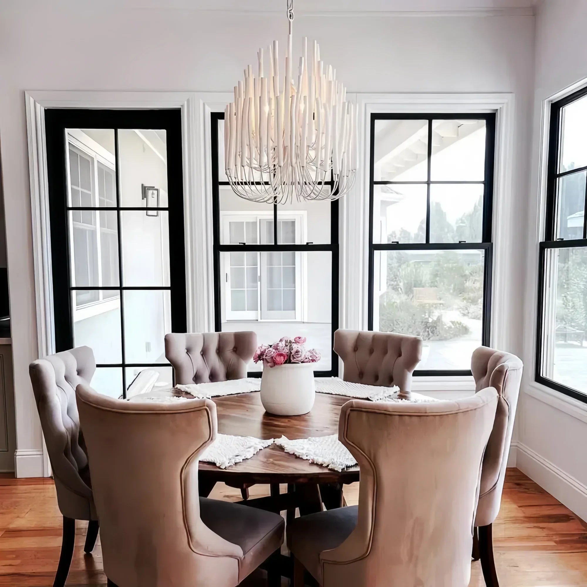 Tildalay Wide Chandelier 21" 36"-Chandelier-Arialamps