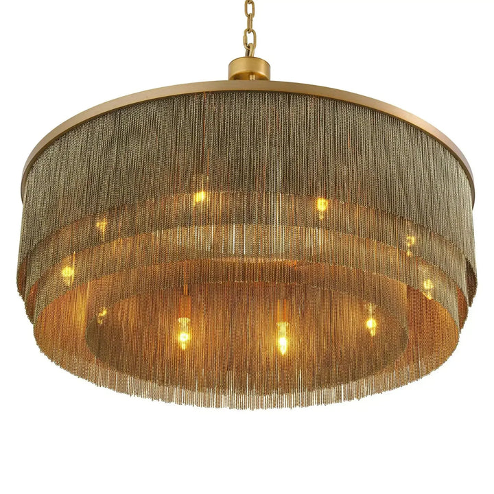 Tissot L (Brass/Bronze) Modern Chandelier - Arialamps