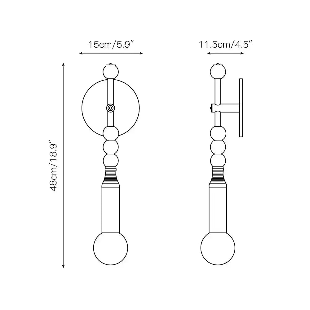 Toam Wall Lamp - Arialamps
