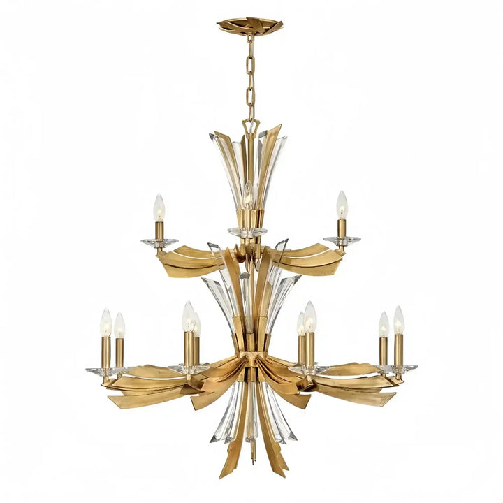 Vida Medium Multi Tier Chandelier - Arialamps
