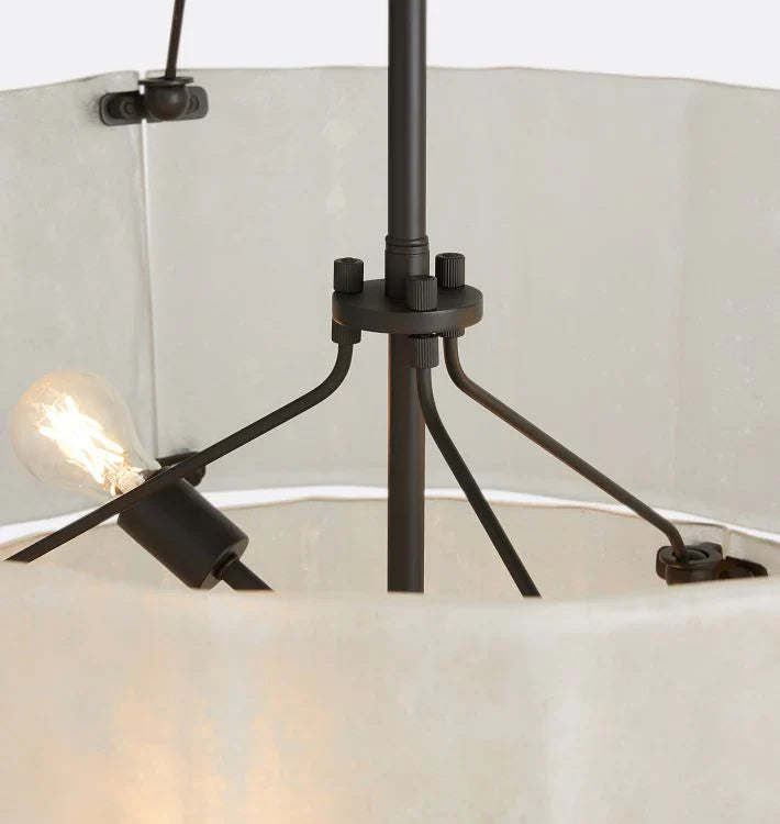 Willamette Glass Round Chandelier 2-Tier 32''-Arialamps