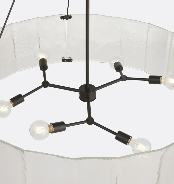 Willamette Glass Round Chandelier 48''-Arialamps