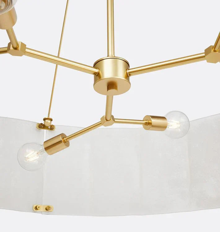 Willamette Glass Round Chandelier 48''-Arialamps