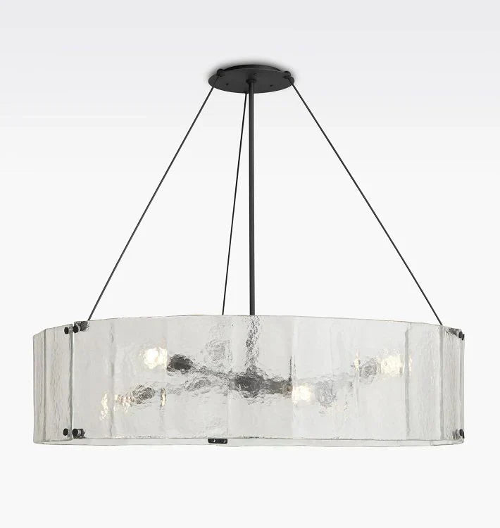 Willamette Glass Round Chandelier 48''-Arialamps