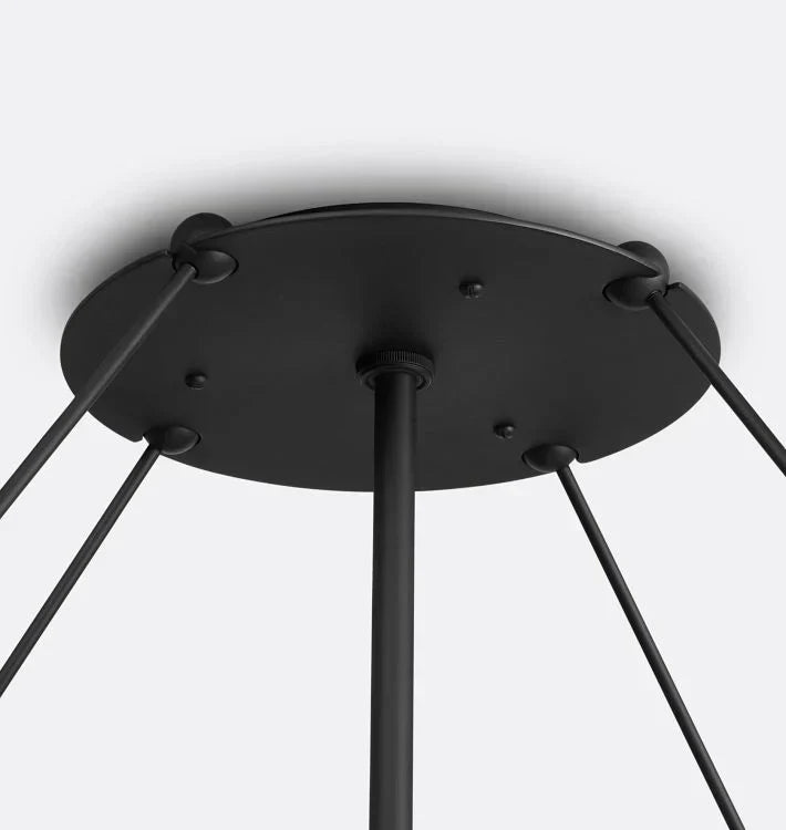 Willamette Glass Round Chandelier 48''-Arialamps