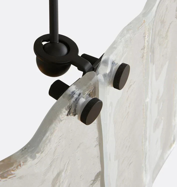 Willamette Glass Round Chandelier 48''-Arialamps
