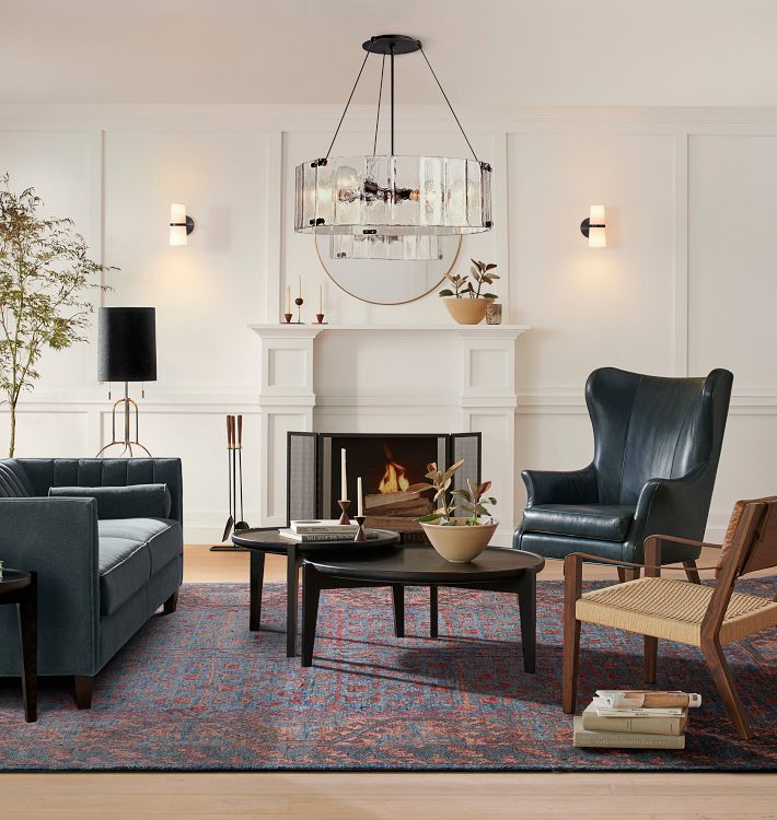 Willamette Glass Round Chandelier 48''-Bronze-Clear-Arialamps