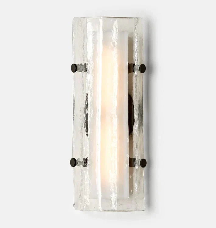 Willamette Glass Wall Sconce 16" - Arialamps