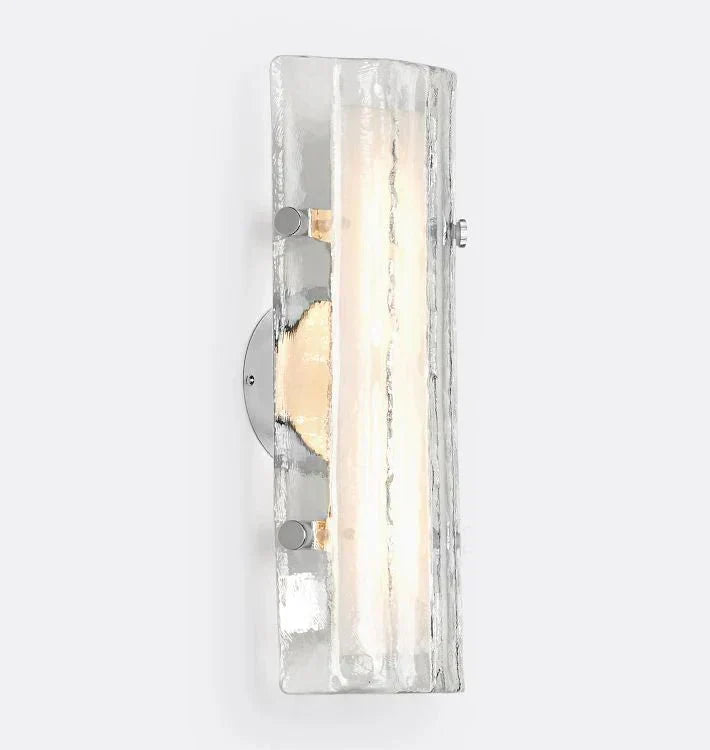 Willamette Glass Wall Sconce 16" - Arialamps